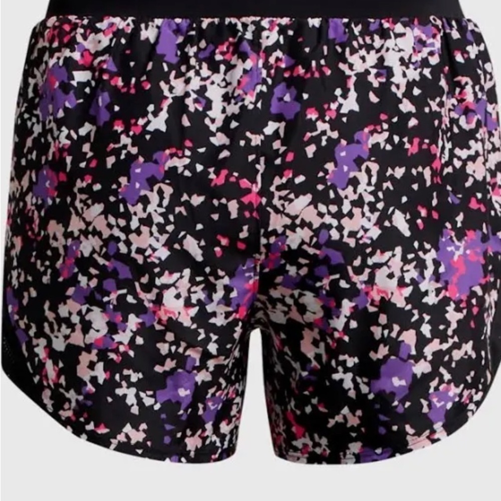 Under Armour Women's Fly-By 2.0 Printed Shorts - Picture 3 of 5